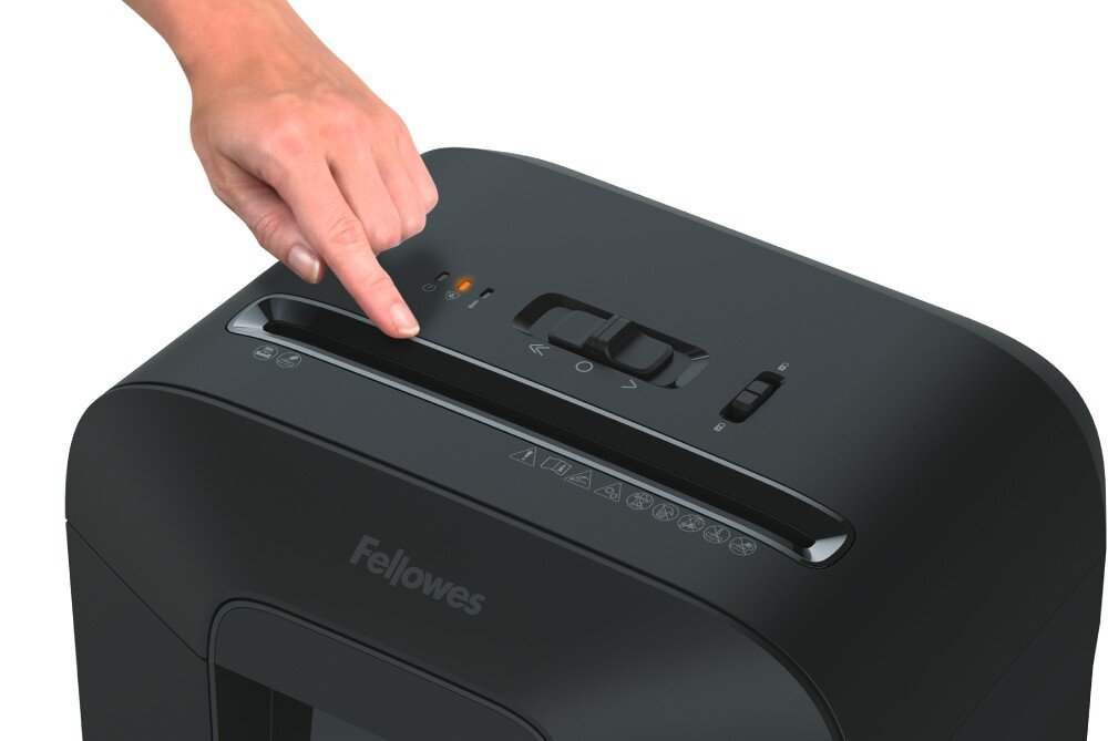 Niszczarka FELLOWES LX85 bezpieczeństwo funkcje zabezpieczenia cofanie