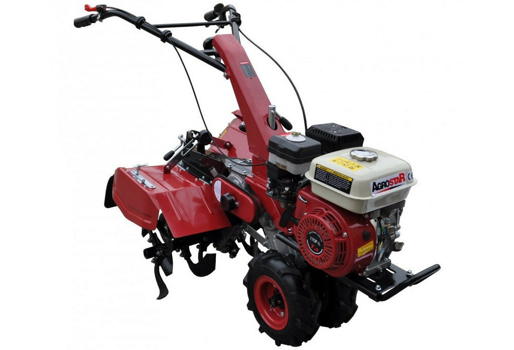 Glebogryzarka spalinowa AGROPARTS WMX650 wyglad front bok