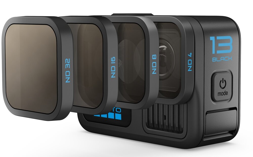 Zestaw 4 filtrów ND GOPRO AENDF-001 do Hero 13  rozmycie 