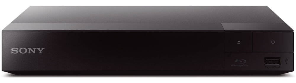 ODTWARZACZ BLU-RAY SONY BDP-S1700K frontem na białym tle rozdzielczość hd 1080p TRILUMINOS szerokie spektrum kolorów realistyczne odcienie tekstury