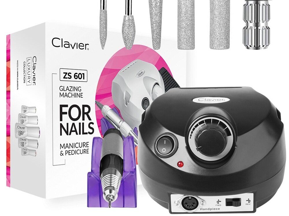 Frezarka do paznokci CLAVIER ZS 601 Czarny kv początek opisu
