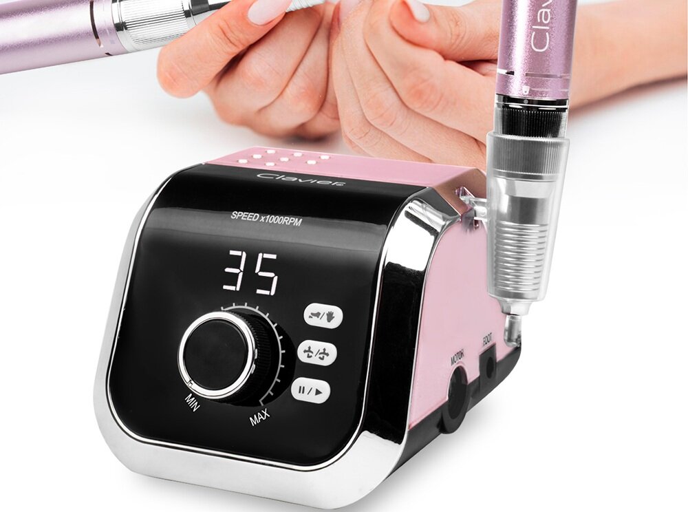 Frezarka do paznokci CLAVIER FX 620 Różowo-złoty kv początek opisu