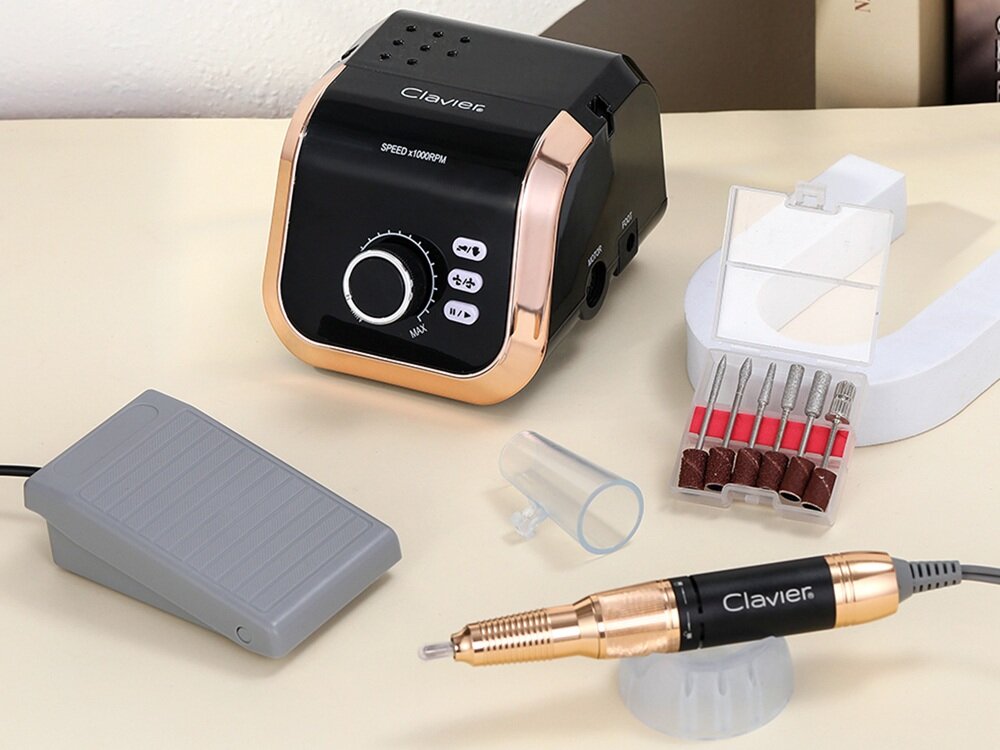 Frezarka do paznokci CLAVIER FX 620 Czarny kv początek opisu