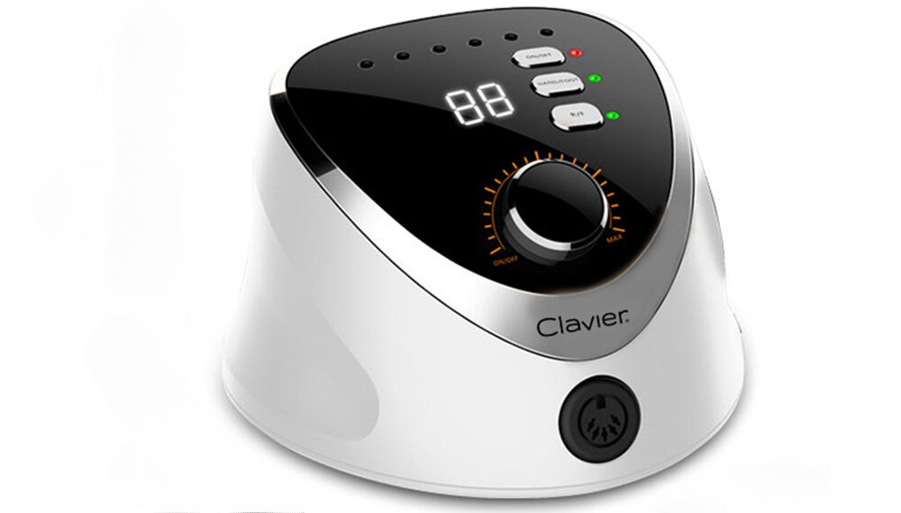 Frezarka do paznokci CLAVIER FX 820 Biały nadanie kształtu aznokcia, przygotowanie płytki, precyzyjne opracowanie skórek