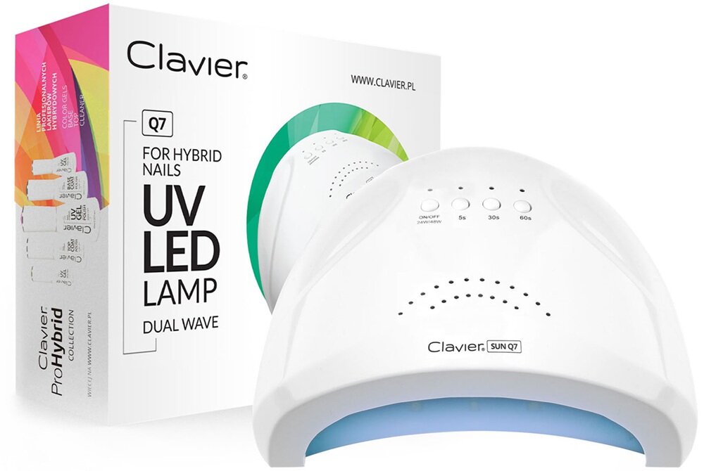 Lampa UV-LED do paznokci CLAVIER Q7 Biały kv początek opisu