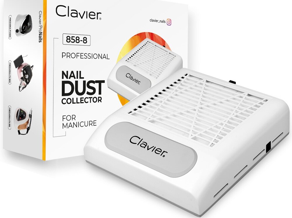 Pochłaniacz pyłu CLAVIER 858-8 Biały system próżniowego zasysania, szybkie usuwanie pyłu, większa wygoda pracy