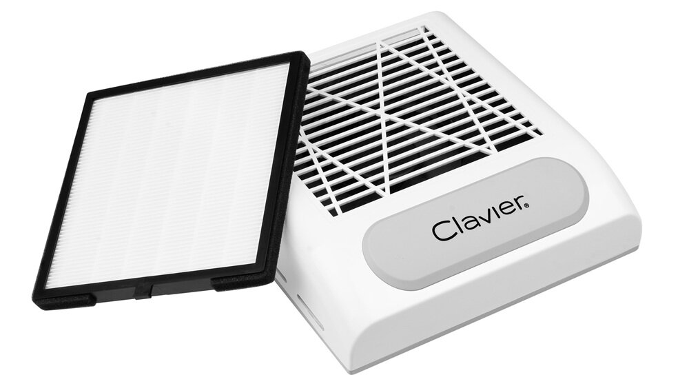 Pochłaniacz pyłu CLAVIER 858-8 Biały wbudowany filtr, łatwe czyszczenie, mniejsze koszty eksploatacji
