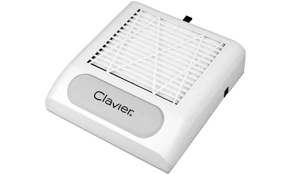 Pochłaniacz pyłu CLAVIER 858-8 Biały wygodny kształt pochłaniacza, odporny na zabrudzenia, kompaktowe wymiary