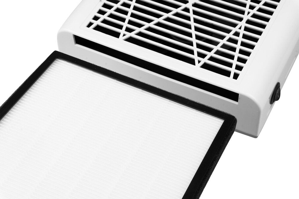 Pochłaniacz pyłu CLAVIER 858-8 Biały stylowa forma, elegancki wygląd, solidna konstrukcja, płynne wykonanie zabiegów