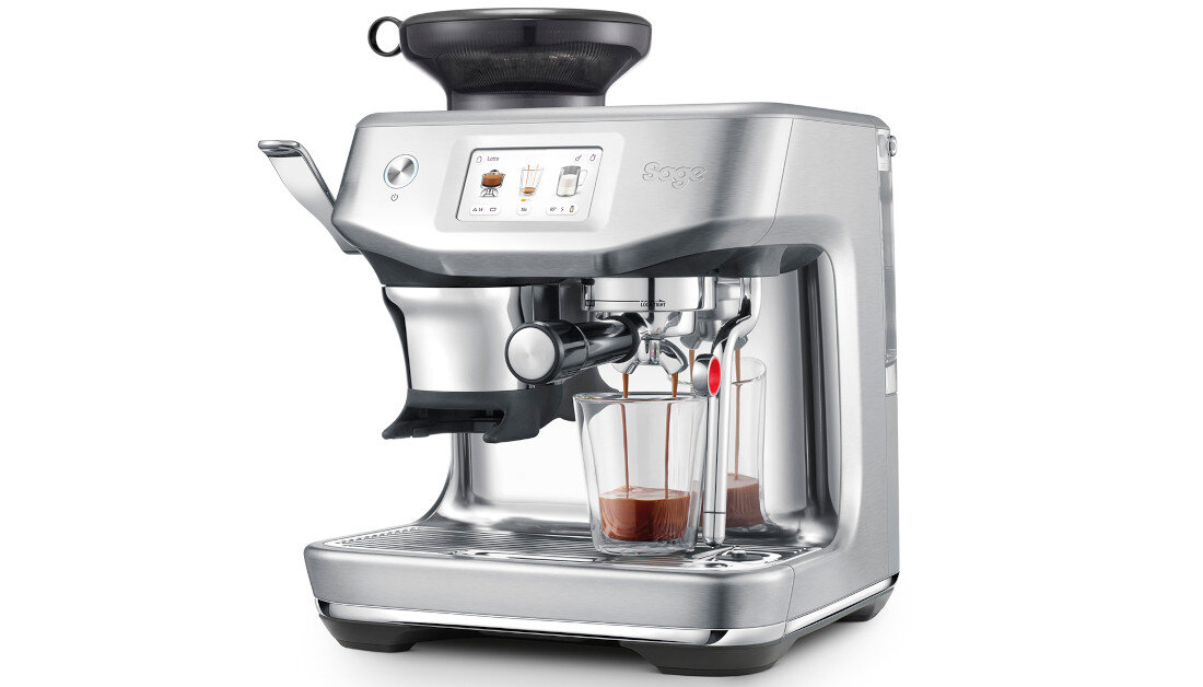 Ekspres SAGE The Barista Touch Impress SES882BSS4FEU1 Interaktywna konfiguracja 3D BILT® w formie przejrzystej animacji 3D Proces konfiguracji