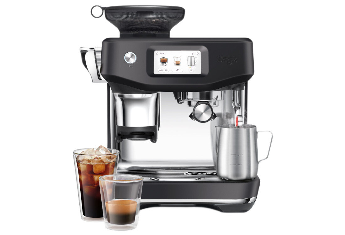 Ekspres SAGE The Barista Touch Impress SES882BTR4FEU1 wygląd prezentacja design wizualizacja Kawa na wyciągnięcie ręki