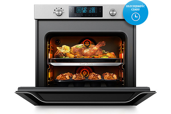 Dual Cook+ Osobne ogrzewanie dwóch komór