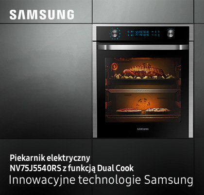 Piekarnik elektryczny z funkcją Dual Cook