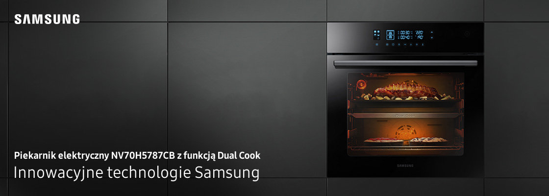 Piekarnik elektryczny z funkcją Dual Cook 70 l KV_1200