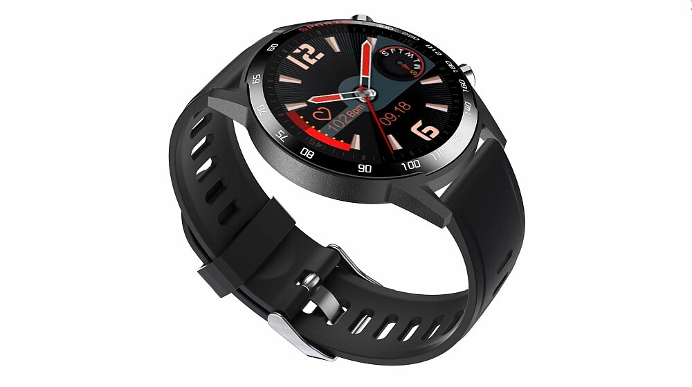 Smartwatch BEMI Rider ekran bateria pulsometr zdrowie sen czujnik monitoring pasek łączność