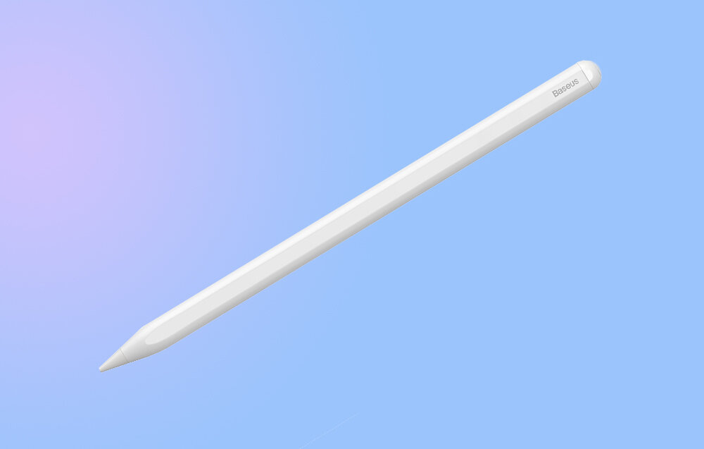 Rysik BASEUS Smooth Writing 2 - rysik na tle niebieskim materialy lekka konstrukcja