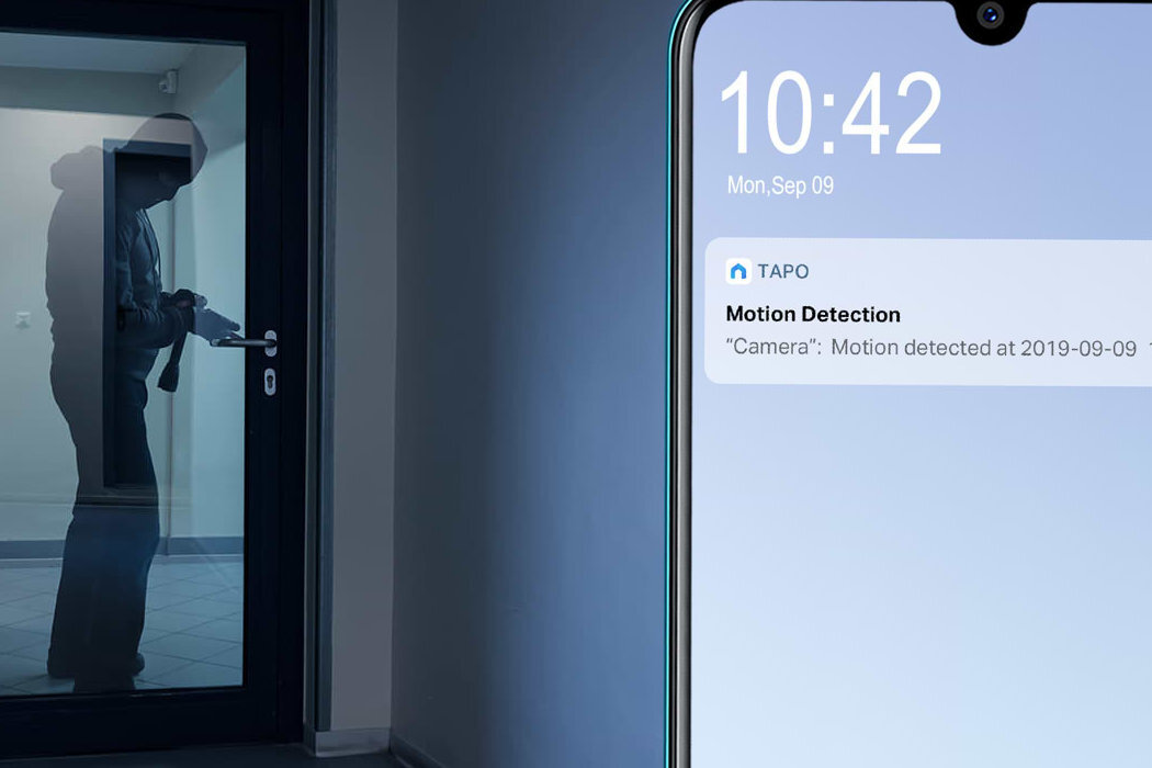 Kamera TP-LINK Tapo C110 magrania strefa czujnik