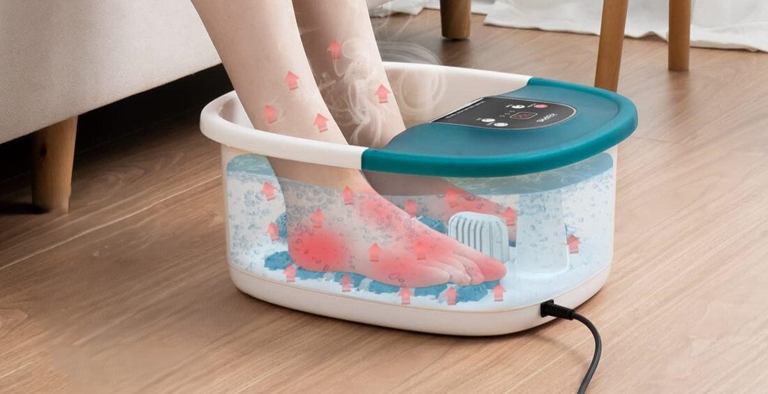 Masażer do stóp RENPHO Foot Spa R-X002 Dostosuj temperaturę wody kontrola relaks precyzyjne ustawienie utrzymanie stałej temperatury wody zakres komfort termiczny