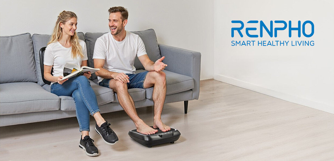 Masażer do stóp RENPHO FM062 wygląd design tło prezentacja wizualizacja Bez wychodzenia z domu