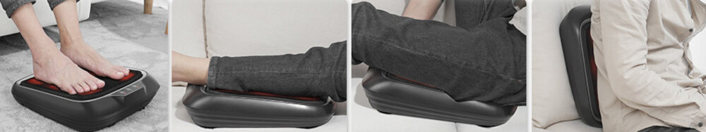 Masażer do stóp RENPHO FM062 Nie tylko do stóp konstrukcja kształt odprężyć łydki, uda, a nawet plecy uczucie regeneracji