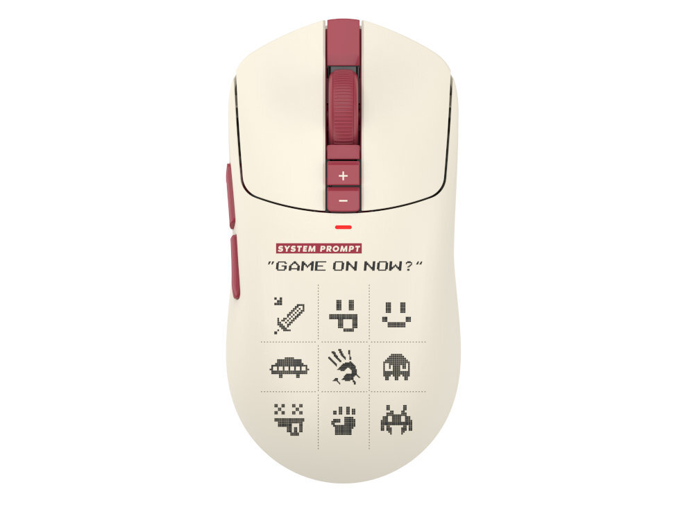 A4TECH Bloody R72 praworęcznych użytkownikach przyciski i profil naturalnego ułożenia dłoni długich sesji gamingowych - mysz z perspektywy od góry