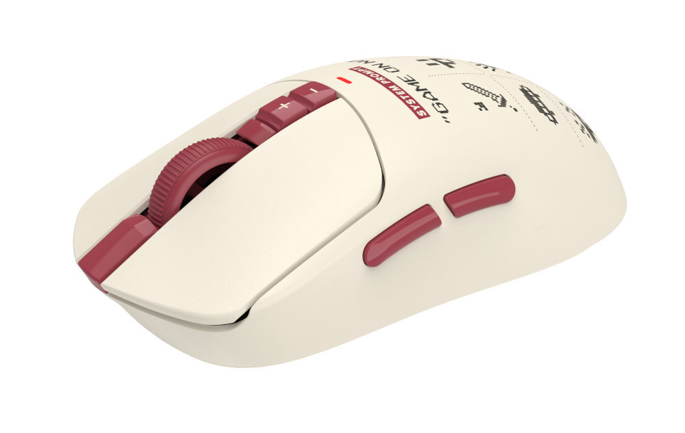 A4TECH Bloody R72 ergonomii i pewnym chwycie kompaktowa obudowa 125 × 63 × 40 mm - mysz od przodu pod kątem na białym tle