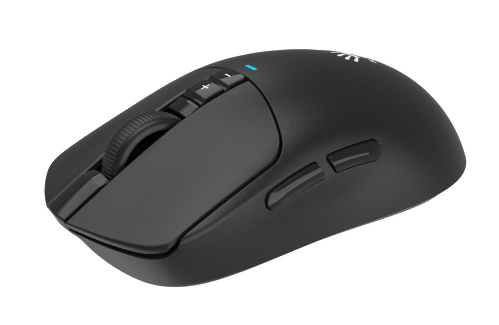 A4TECH Bloody R72 ergonomii i pewnym chwycie kompaktowa obudowa 125 × 63 × 40 mm - mysz od przodu pod kątem na białym tle