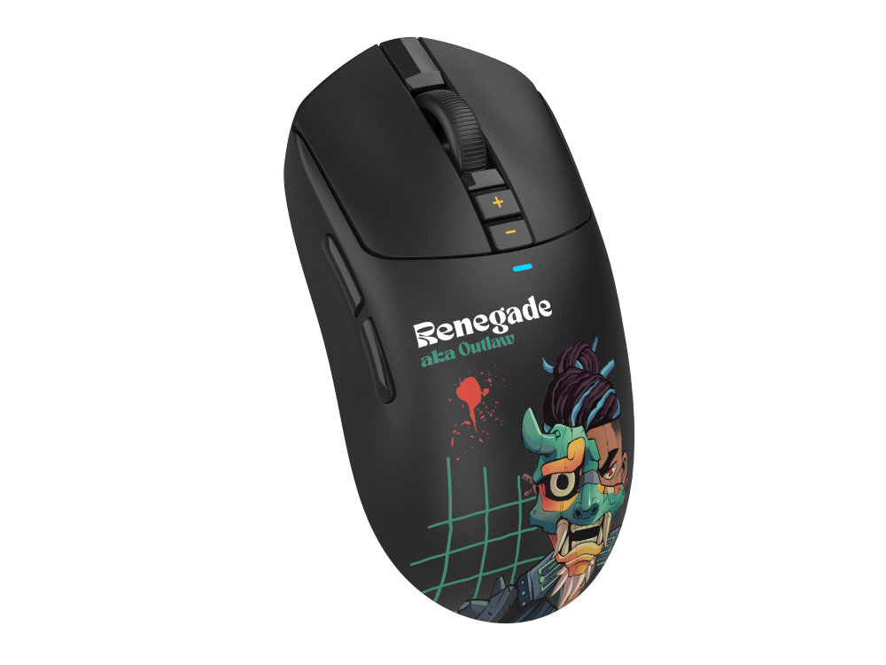 A4TECH Bloody R72 lekka forma (około 70 g), gładkie ślizgacze i miękki kabel w oplocie gripy antypoślizgowe - mysz pionowo od przodu na białym tle