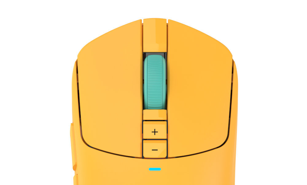 A4TECH Bloody R72 Przełączniki odporne na zużycie  30 milionów kliknięć scroll 800 tysięcy obrotów - zbliżenie na klawisze myszki