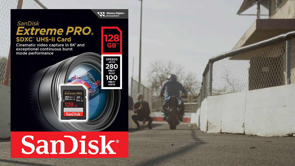 zdjęcie karty pamięci SanDisk Extreme PRO 128GB V60 UHS-II SD