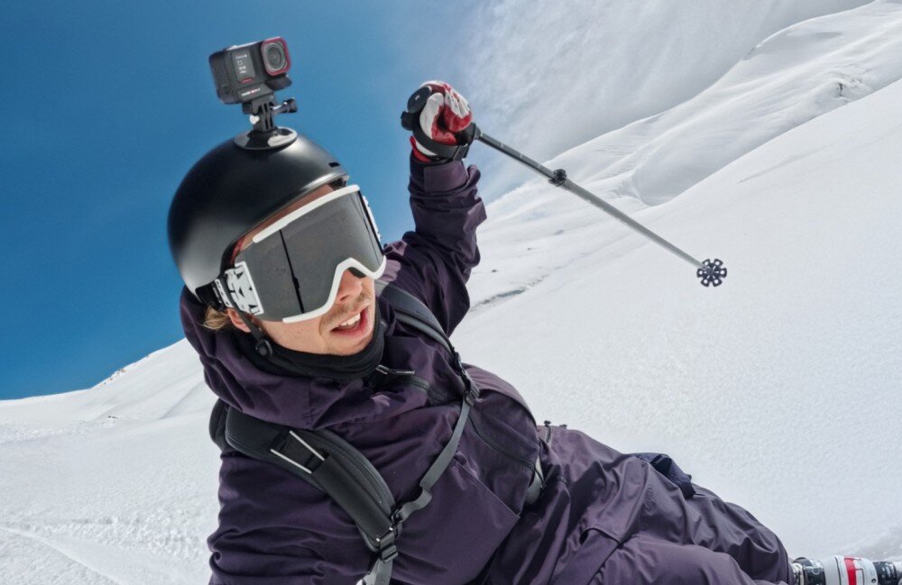 Kamera sportowa INSTA360 ACE PRO 2 Z PODWÓJNA BATERIĄ, Podwójne wsparcie AI, filmy 8K 30FPS, Wi-Fi, Bluetooth stabilizacja technologie FlowState Horizon Lock