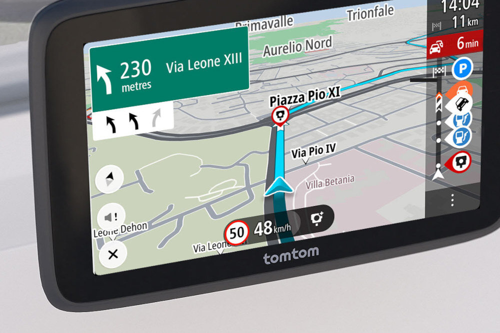 Nawigacja TOMTOM GO Classic 6 - Przejrzysty pasek RouteBar