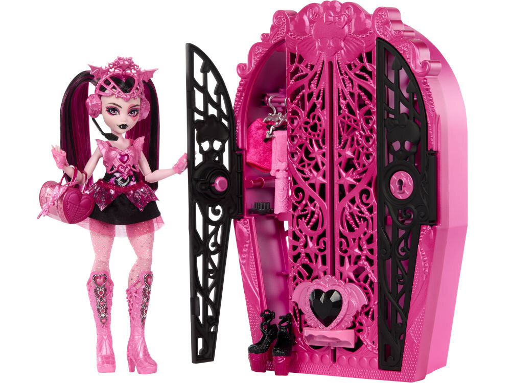Lalka MONSTER HIGH Straszysekrety Draculaura HXH84 elementy zestaw