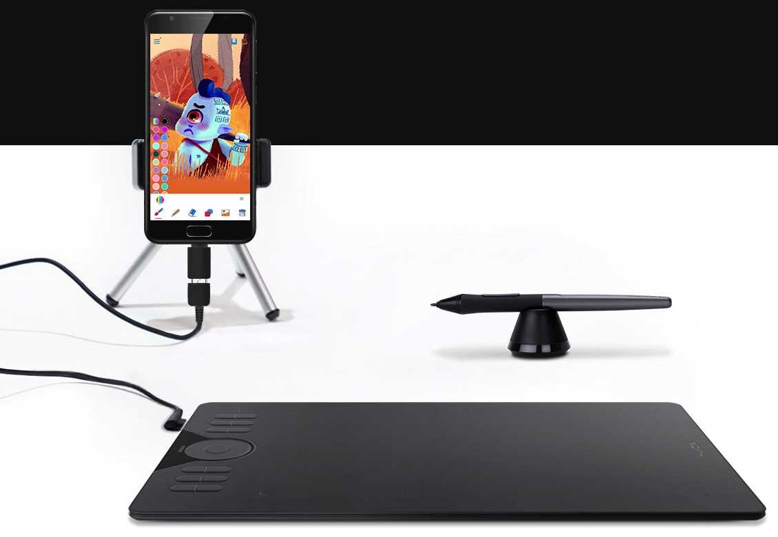Tablet graficzny HUION HS610 - MOBILNOŚĆ