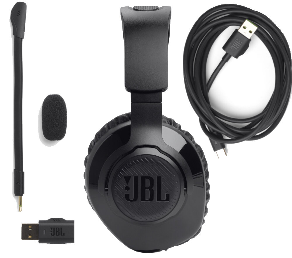 JBL QUANTUM 360 design komfort lekkość dźwięk jakość wrażenia słuchowe ergonomia lekkość sport aktywność podróże czas pracy działanie akumulator
