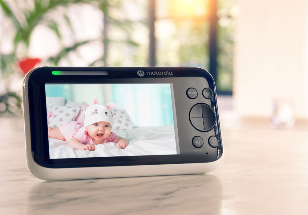 Niania elektroniczna MOTOROLA PIP1500 Video Baby Monitor 5.0'' Biały czujnik temperatury pokoju