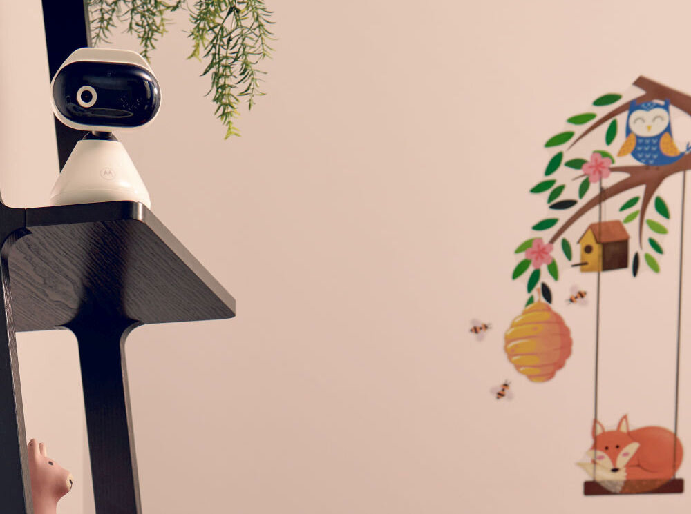 Niania elektroniczna MOTOROLA PIP1500 Connect Smart Wi-Fi Video Baby Monitor Biały kamera Full HD pan tilt zoom