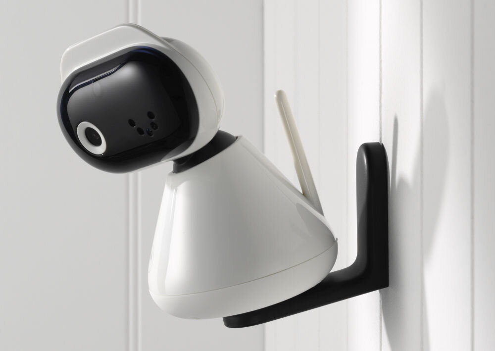 Niania elektroniczna MOTOROLA PIP1500 Connect Smart Wi-Fi Video Baby Monitor Biały AI wykrywanie ruchu dźwięku płaczu czujnik temperatury