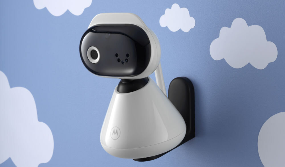 Niania elektroniczna MOTOROLA PIP1500 Connect Smart Wi-Fi Video Baby Monitor Biały zasięg 300 m czas pracy baterii 2800 mAh
