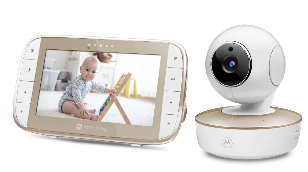 Niania elektroniczna MOTOROLA VM50G Video Baby Monitor 5.0'' Biały łączność FHSS bez Wi-Fi