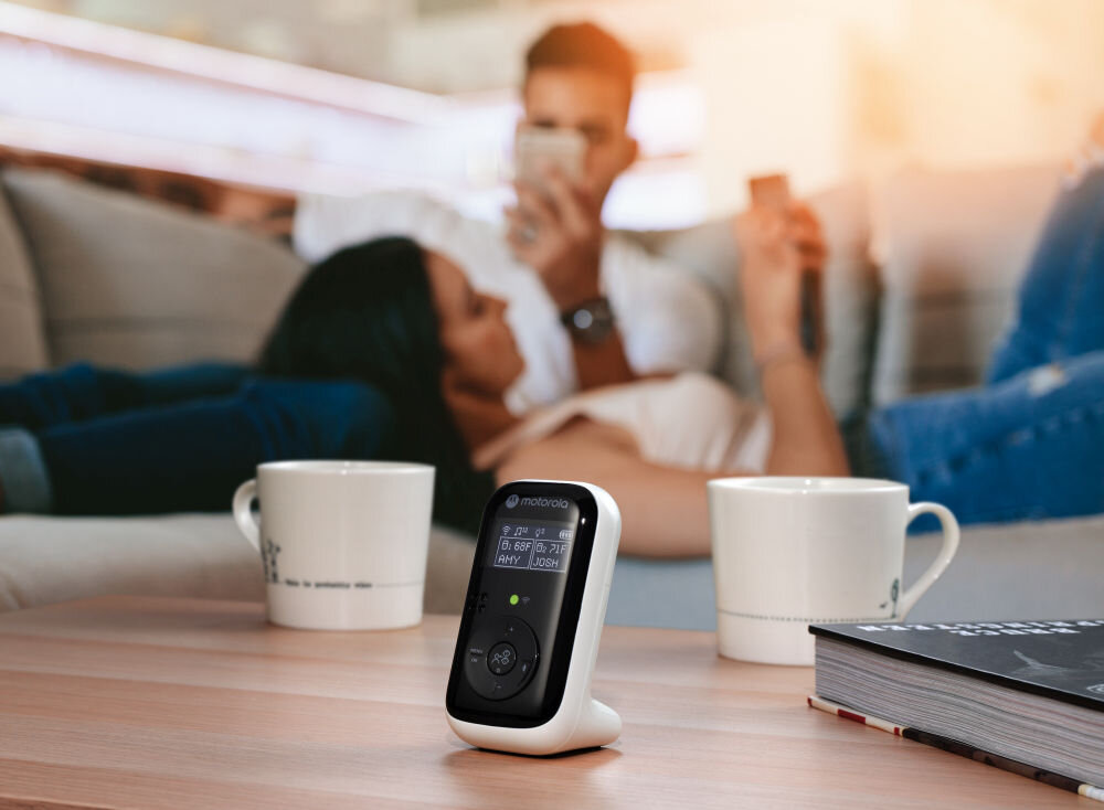 Niania elektroniczna MOTOROLA PIP15-2 Audio Audio HD Biały monitoring dwóch pokoi