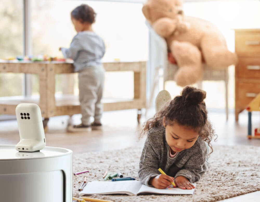 Niania elektroniczna MOTOROLA PIP15-2 Audio Audio HD Biały czujniki temperatury w dwóch pokojach