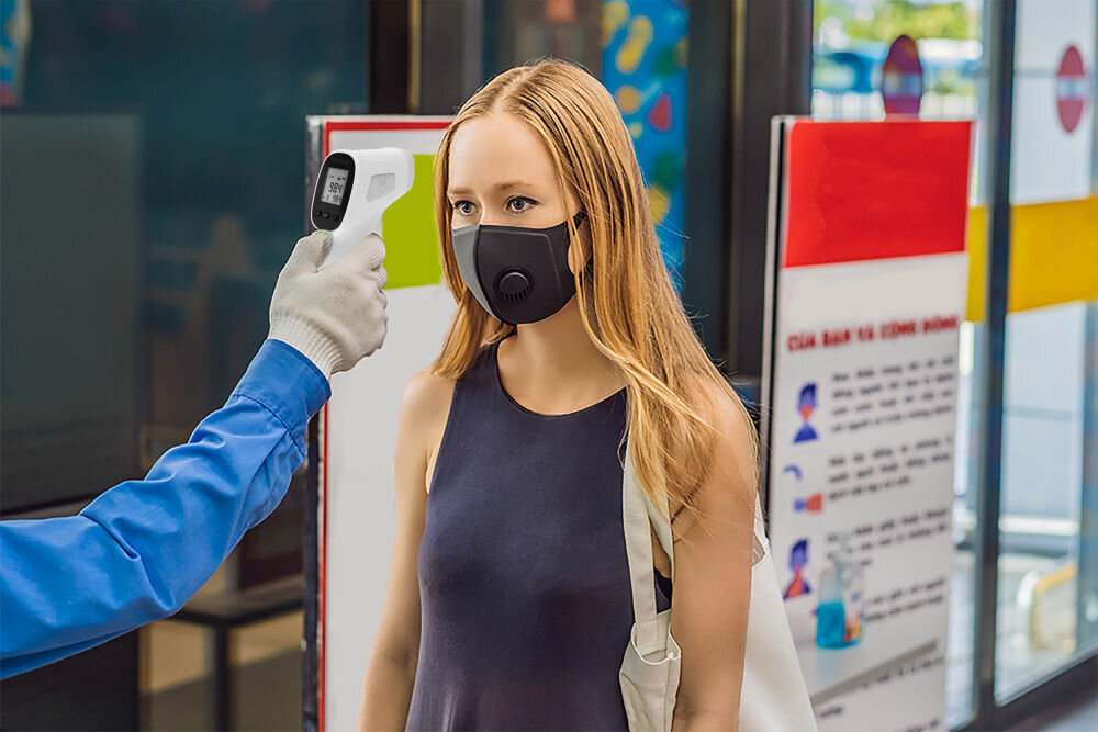 Motorola TE-93 bezdotykowy termometr czołowy technologia podczerwieni pomiar bez kontaktu