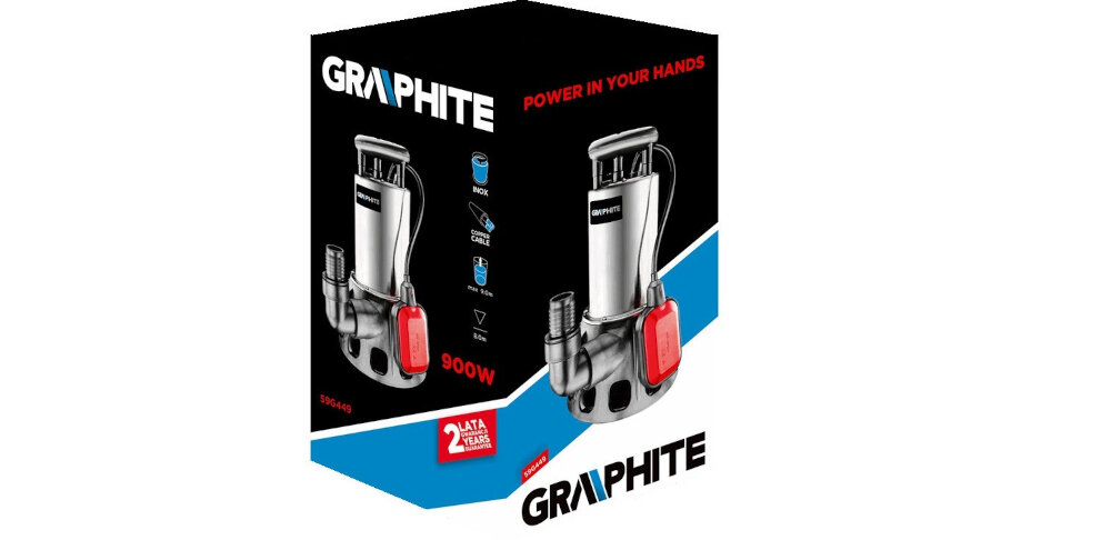 Pompa GRAPHITE 59G449 pompowanie uzywanie