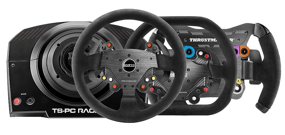 Baza kierownicy THRUSTMASTER TS-PC Racer Servo Base konsola komputer wyścigi granie silnik zasilanie gry sterowanie kierownica kompatybilność