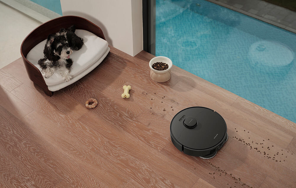 Robot sprzątający DREAME L40 Ultra AE Czarny Dla właścicieli zwierząt omijanie misek i zabawek tryb Dynamic Spot-Cleaning  szybkie sprzątanie punktowe Funkcja Large Particles Boost tryb Pet-Finding 