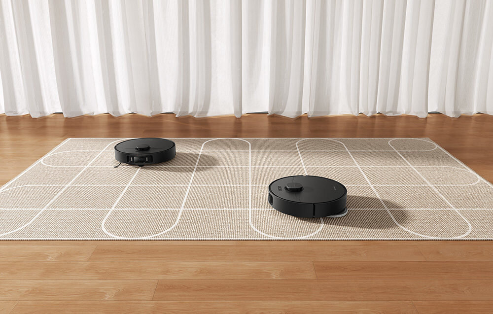 Robot sprzątający DREAME L40 Ultra AE Czarny Odkurza i mopuje Skuteczne czyszczenie dywanów identyfikuje dywany siła ssania wysokość przejeżdża przez daną powierzchnię dwukrotnie urządzenie ma unikać wykładzin 