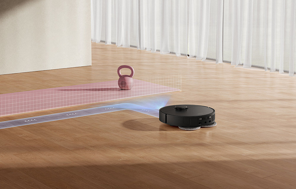 Robot sprzątający DREAME L40 Ultra AE Czarny Wydajny akumulator pojemność czas pracy sprzatanie powierzchnia w krótkim czasie