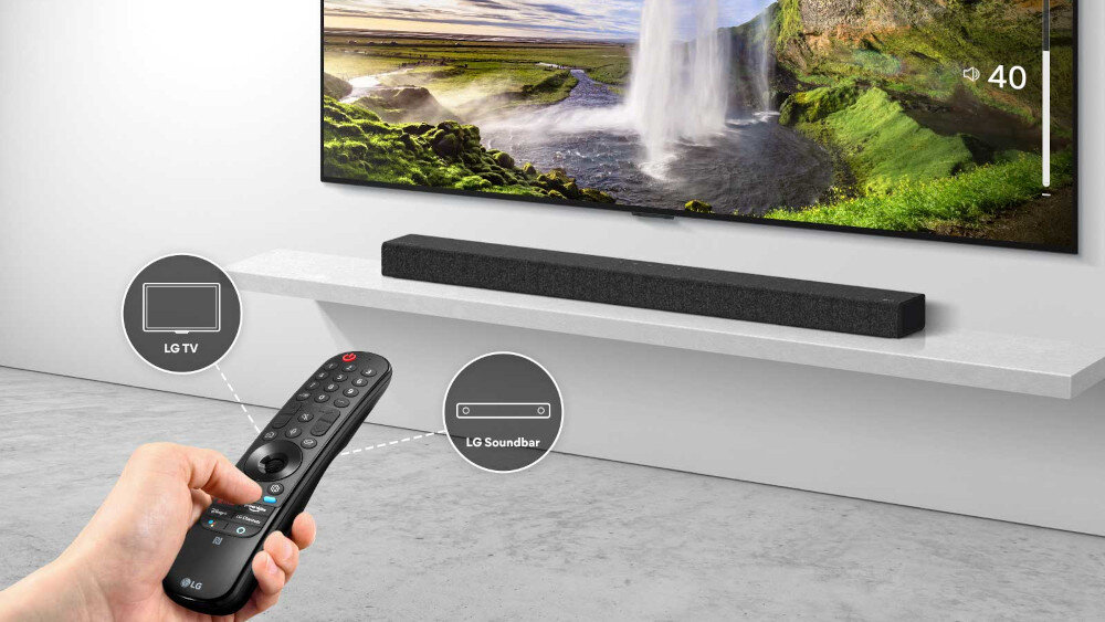Soundbar LG SPD7Y - pilot