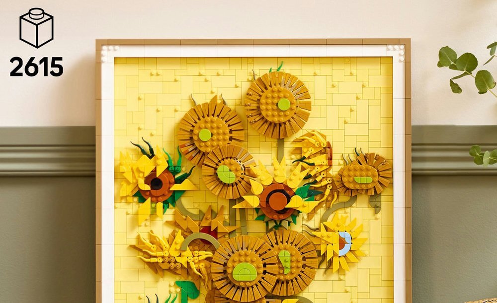 LEGO 31215 Art Słoneczniki Vincent van Gogh    kv lifestyle początek opisu sekcja nagłówkowa